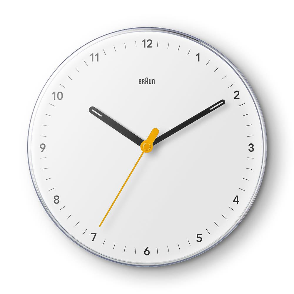 브라운 BC26W 무소음 벽시계 지름 23cm