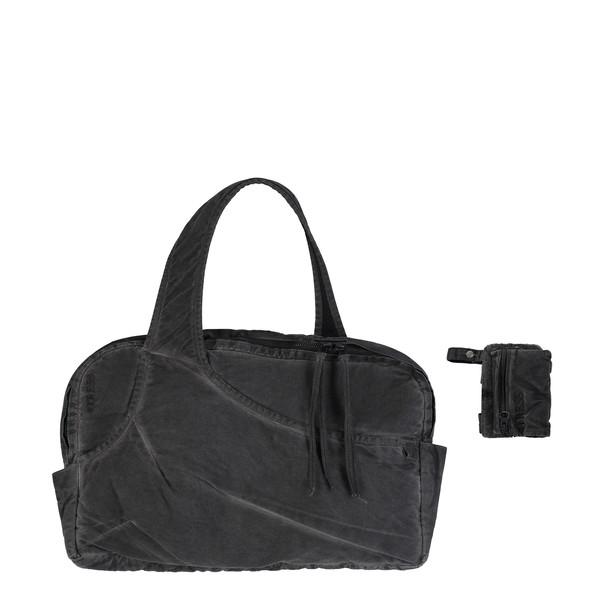 BURNT BAG & WRAP WALLET KEYRING ASH BLACK