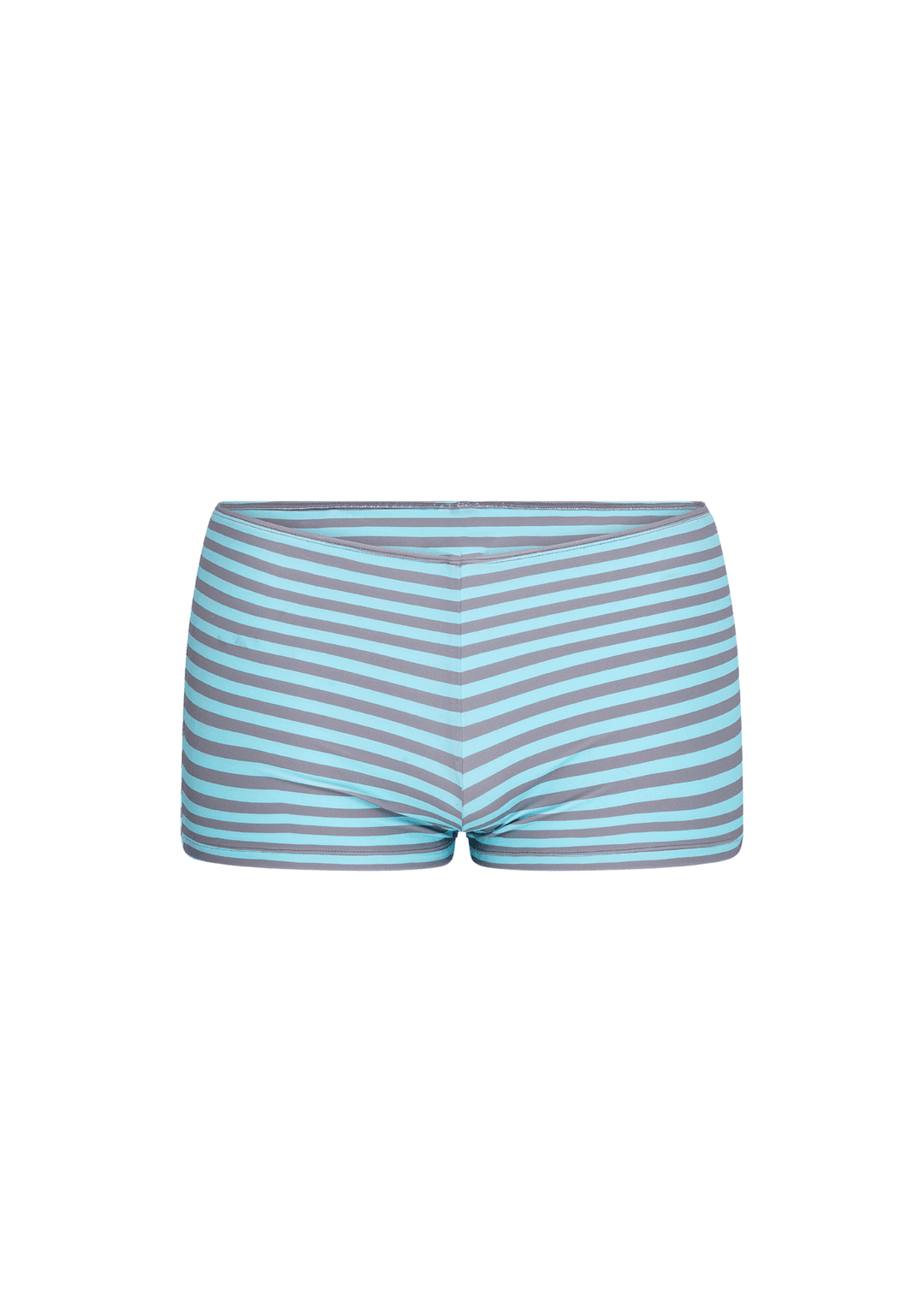 ALL STARS BIKINI BOOTY SHORTS IN TURQUOISE & GREY - Turquoise & Grey / XS