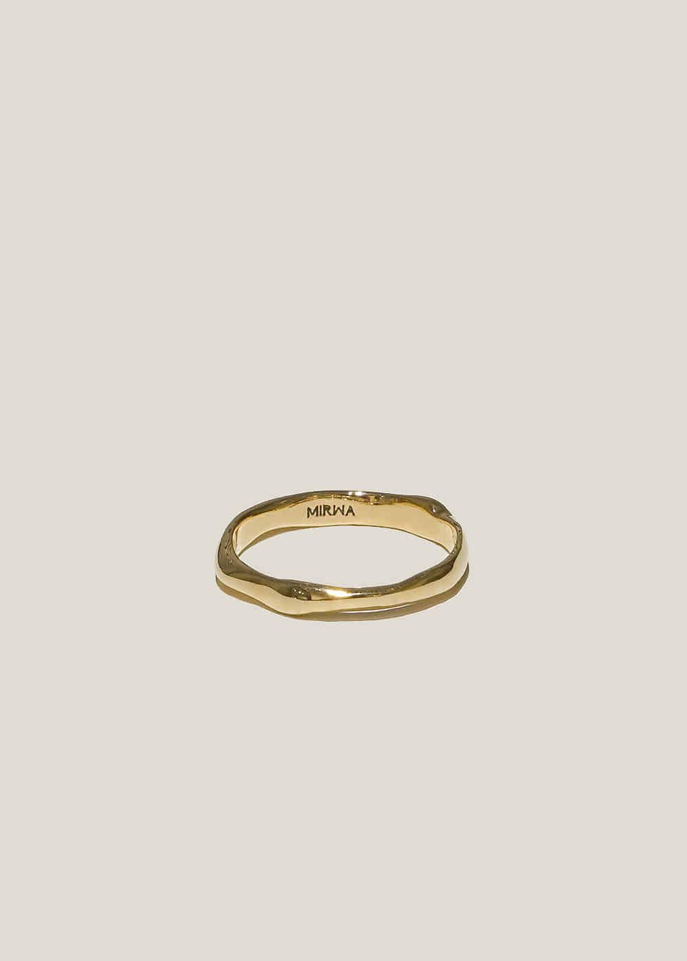Wave ring _ 14K Gold