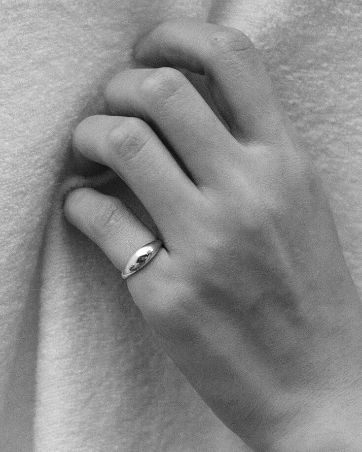 Little Dome Ring - silver