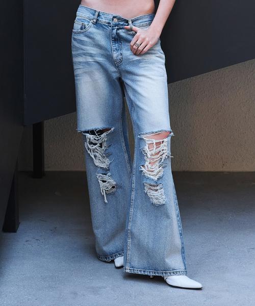 SNYDER DISTRESSED DENIM (BLUE)