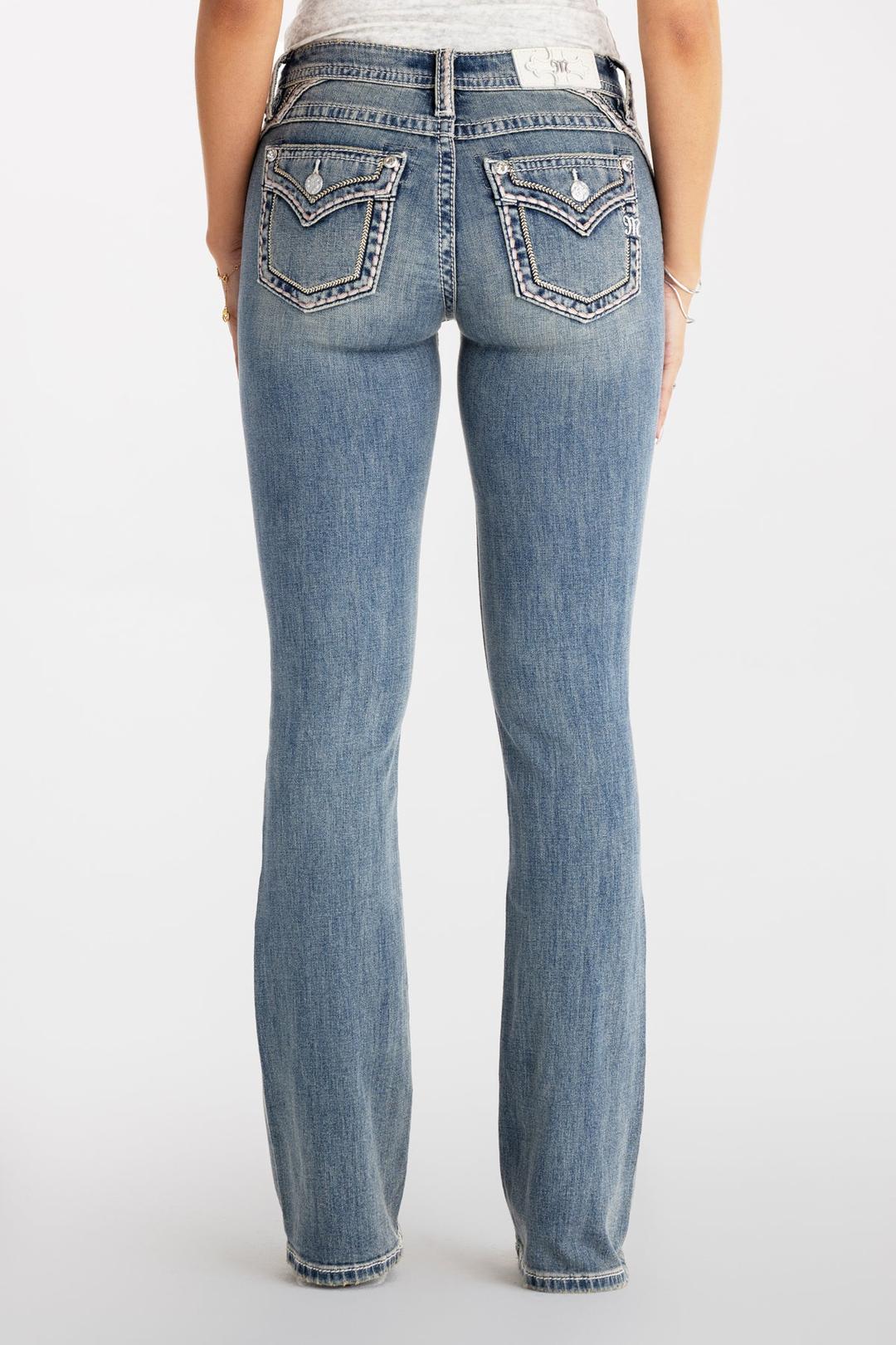 Sylvie Stitched Bootcut Jeans