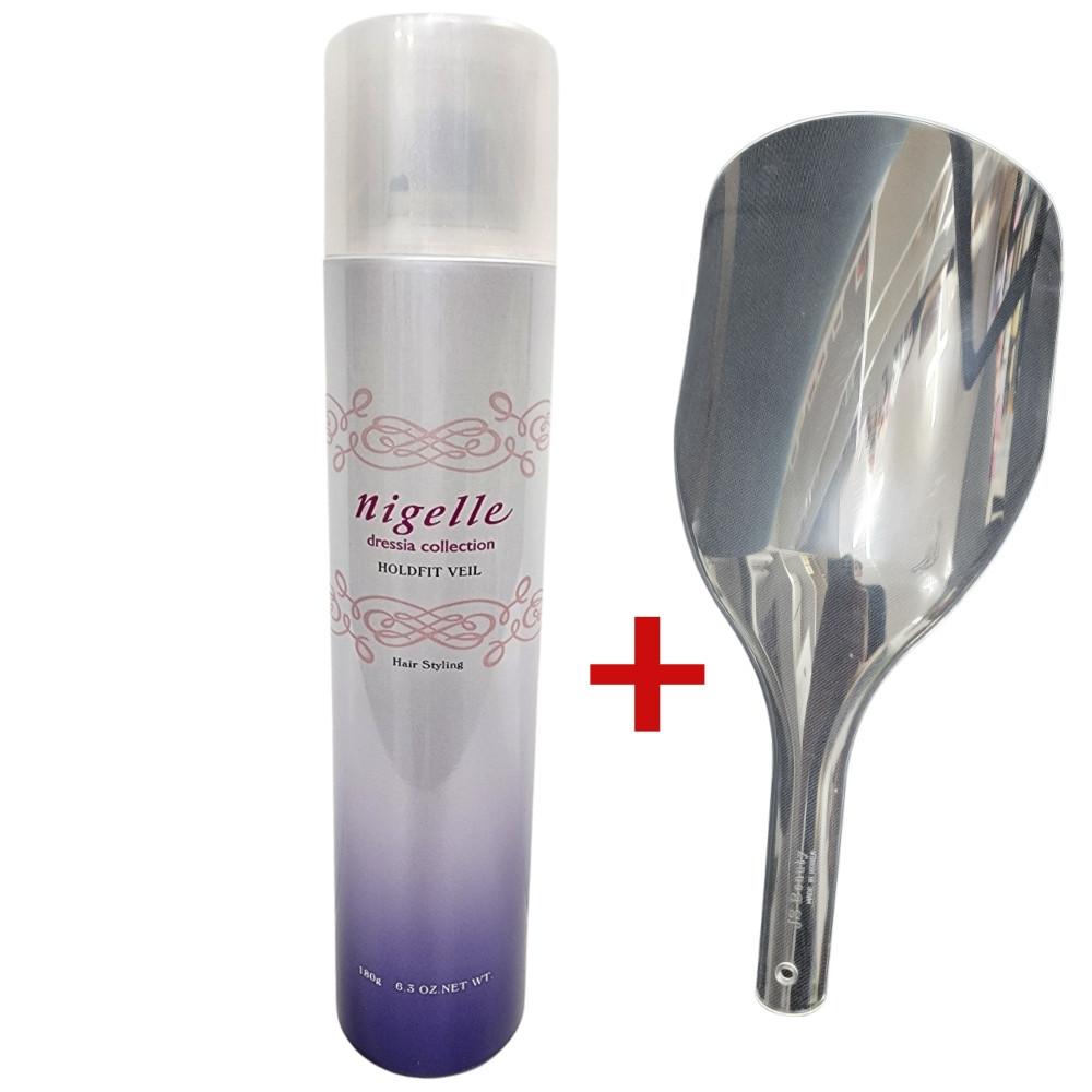 밀본 스프레이 니제르 홀드핏베일 [얼굴가리개제공] 강력 헤어스프레이180g