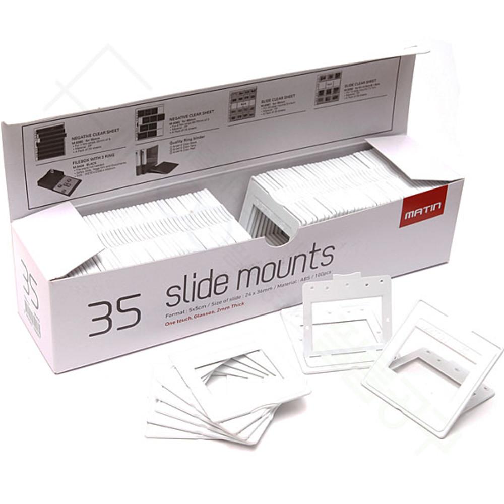 매틴 슬라이드 마운트 35mm (100매) / 필름마운트