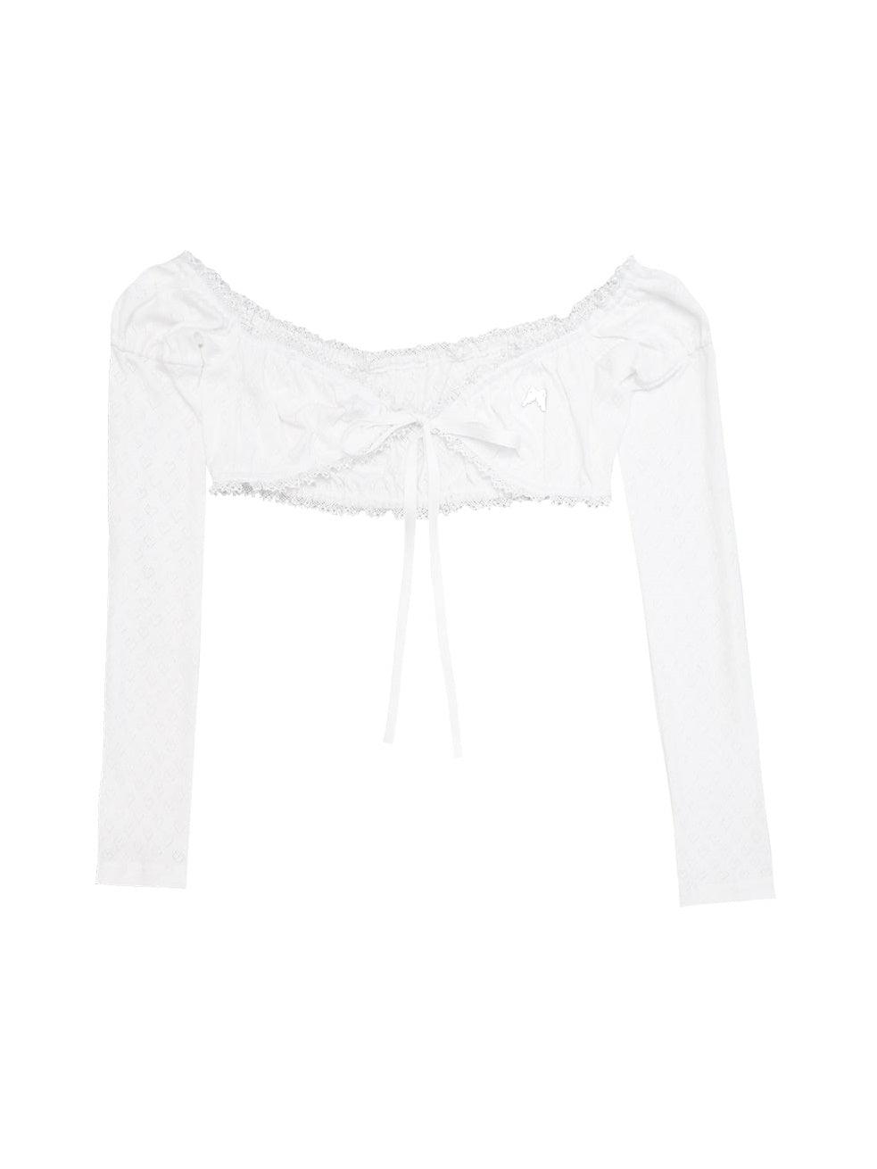 Hollow Lace Sunscreen Long-sleeved Bolero