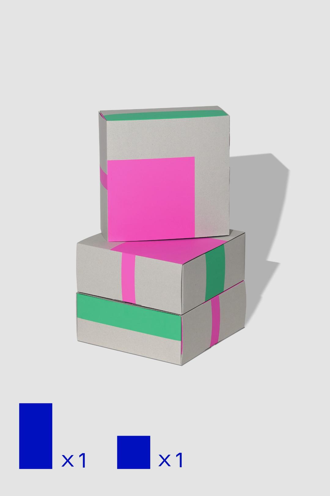 [페이스 타월 1P + 핸드 타월 1P SET] COLOR WORK TOWEL