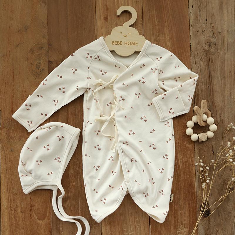 신생아 오가닉 배냇수트