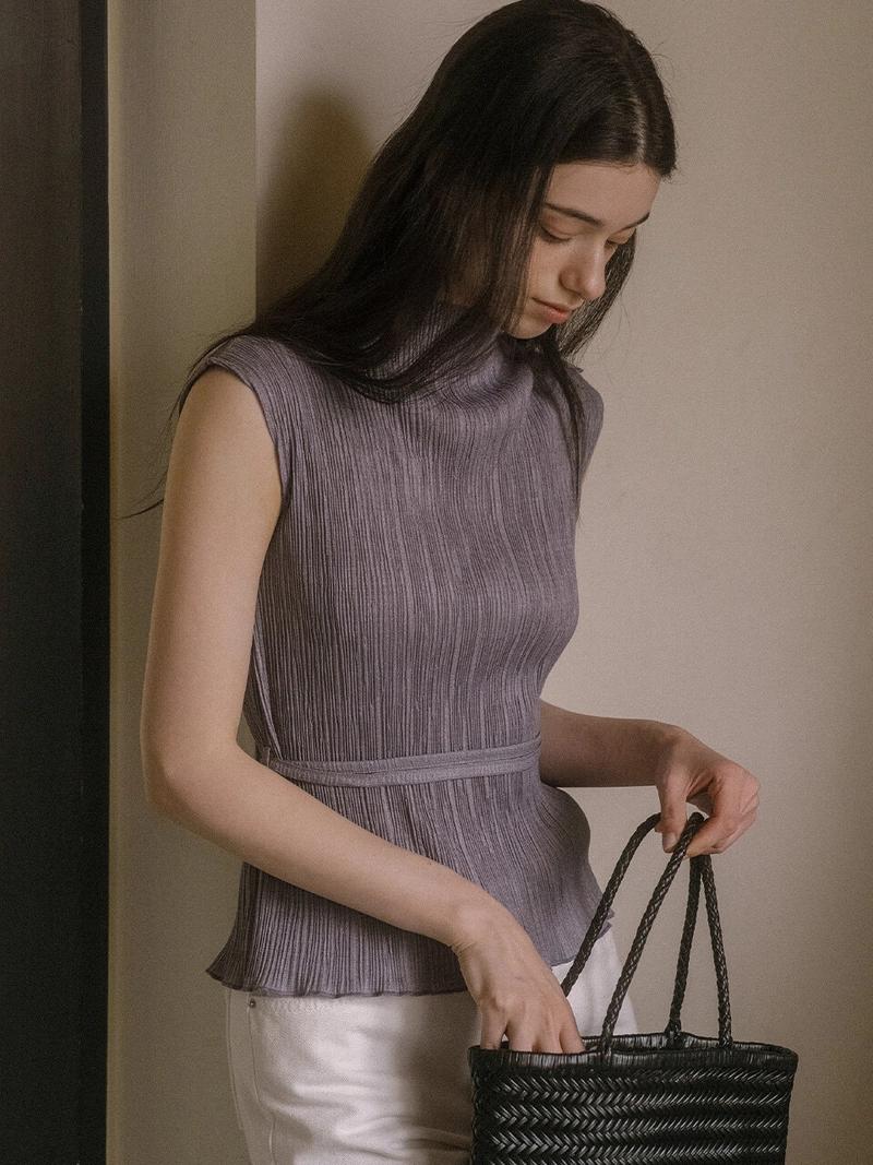 TILL I DIE - Tension sleeveless t-shirt TISU03TS01_Gray