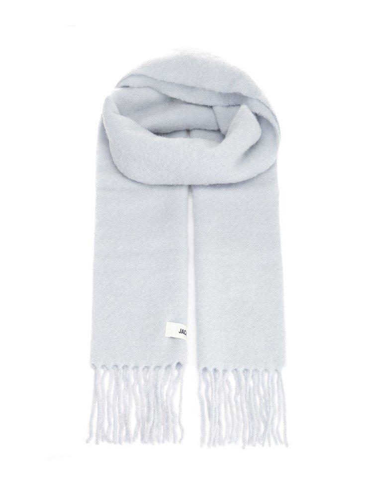 Jacquemus Logo Patch Fringed Scarf