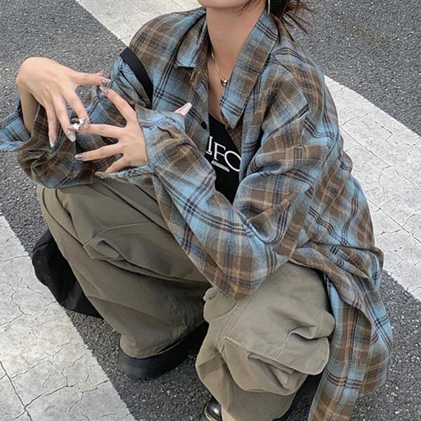 보이타 체크 셔츠