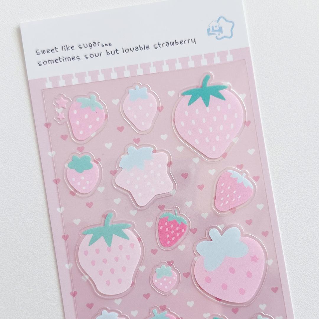 [석새날] 딸기가 한~가득! sticker