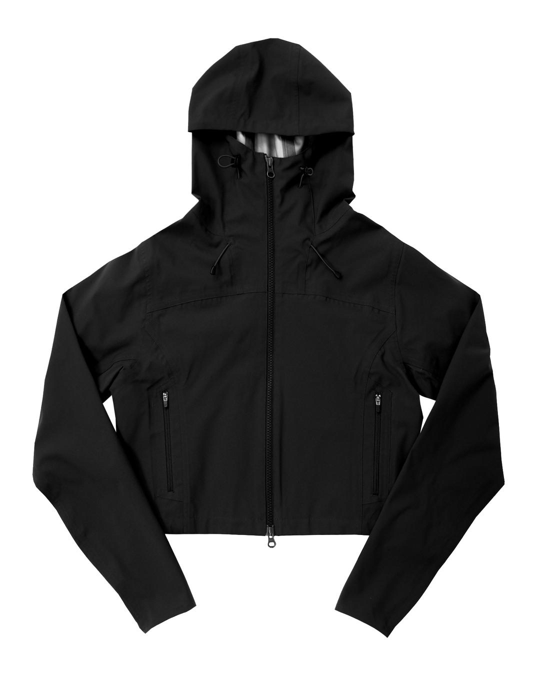Wingbone shell jacket (black)