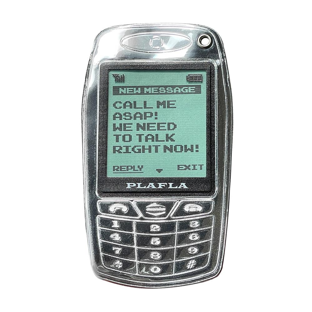 PlaFla Frame Photo Holder 10 Phone Silver