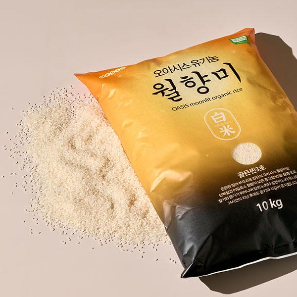 오아시스 유기농 월향미 골든퀸2호 단일품종(10kg)