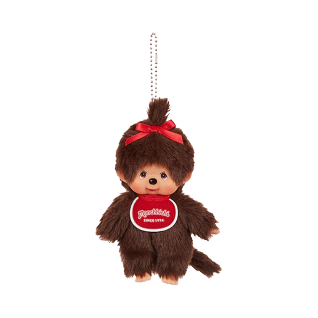 Monchhichi SS Girl Key Chain Brown
