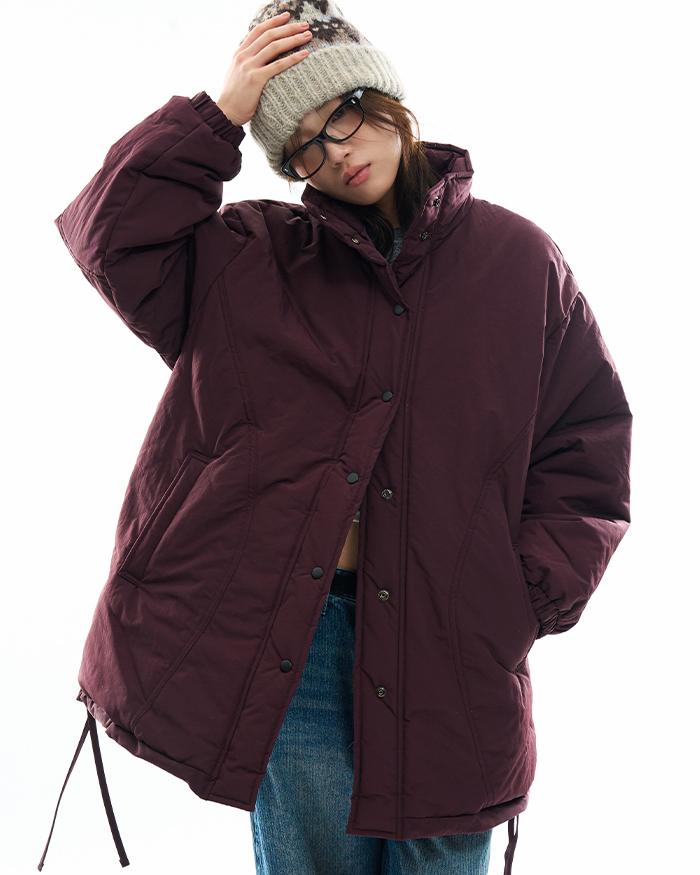 퍼퍼 오버사이즈 패디드 코트