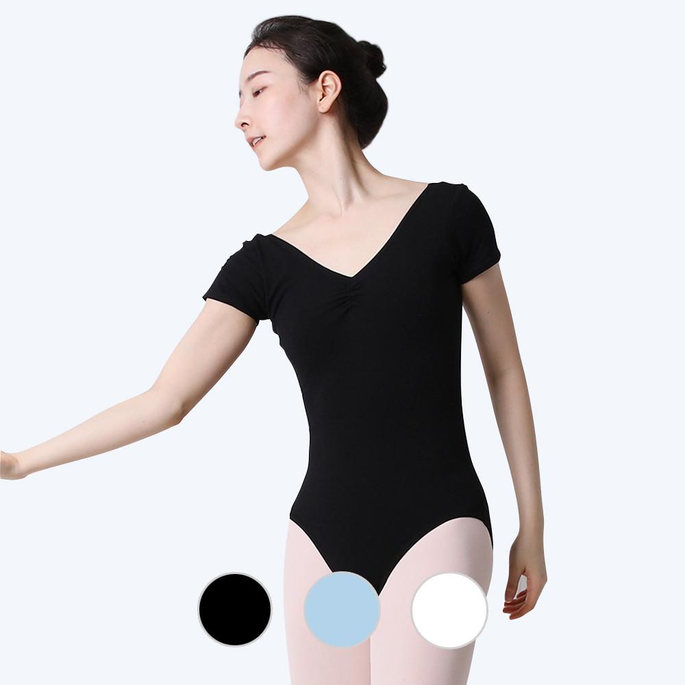 발롱 OWC3001 성인 발레복 반팔 레오타드