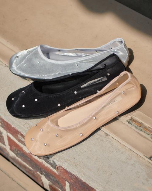 Bubblegum 버블검 큐빅 메쉬 라운드 플랫