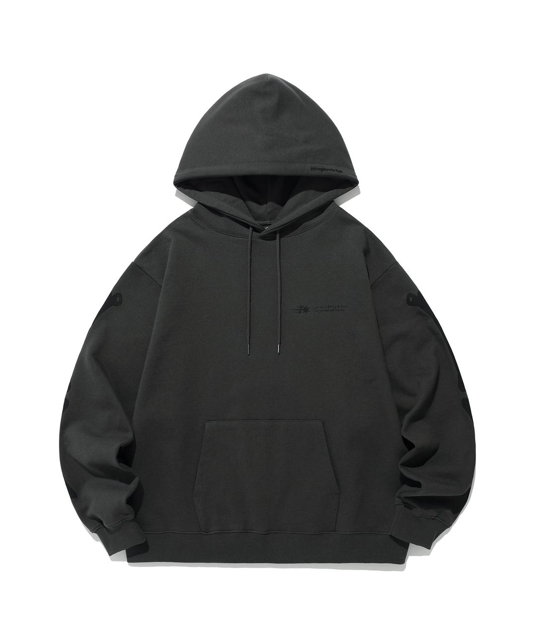 rib hoodie[charcoal]