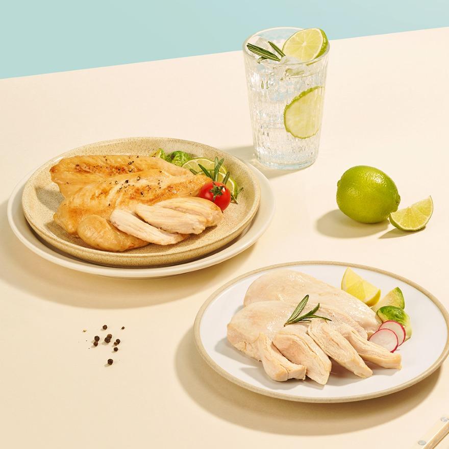 [세트담기] 한끼통살 저염 닭가슴살 2종 (10개입)