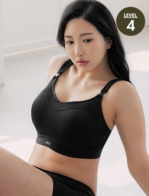 베를리 얼티메이트 퍼포먼스 크롭탑 스포츠 - 블랙