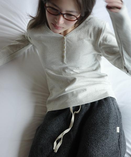 Lustic button long sleeve, oatmeal