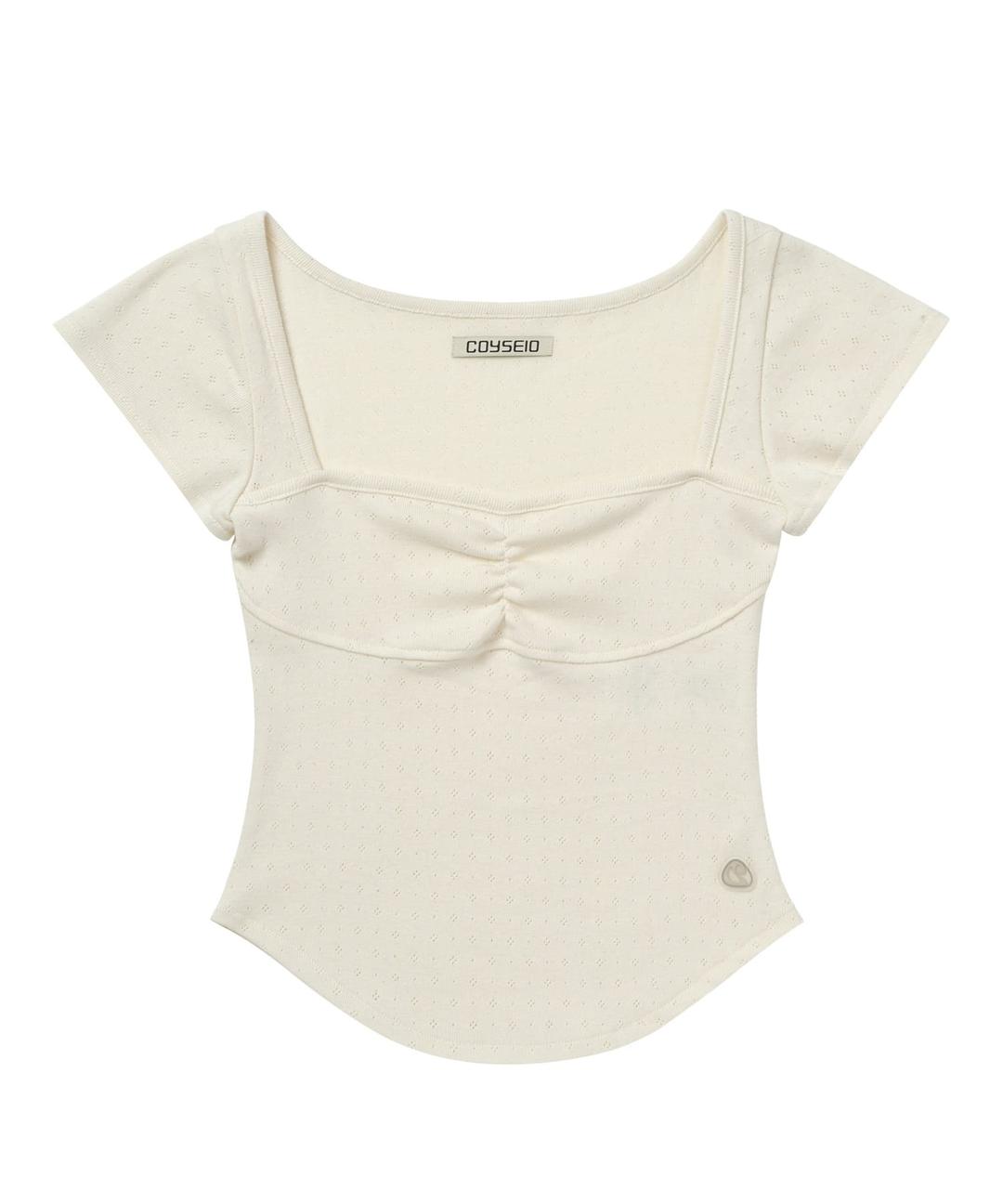 PUNCHING SHIRRING TOP CREAM