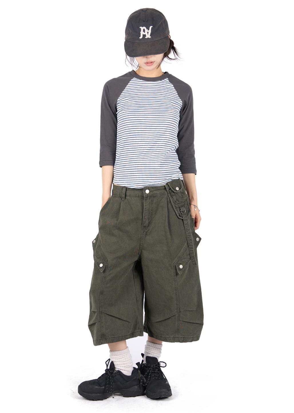 릿킴 POCKET CARGO BERMUDA PANTS