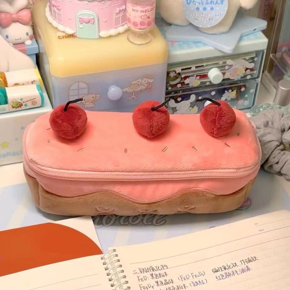 체리 케이크 필통 펜케이스