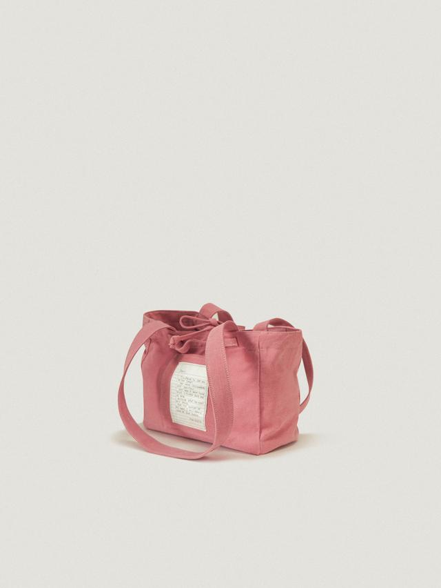 SMALL VINTAGE CANVAS BAG - PINK