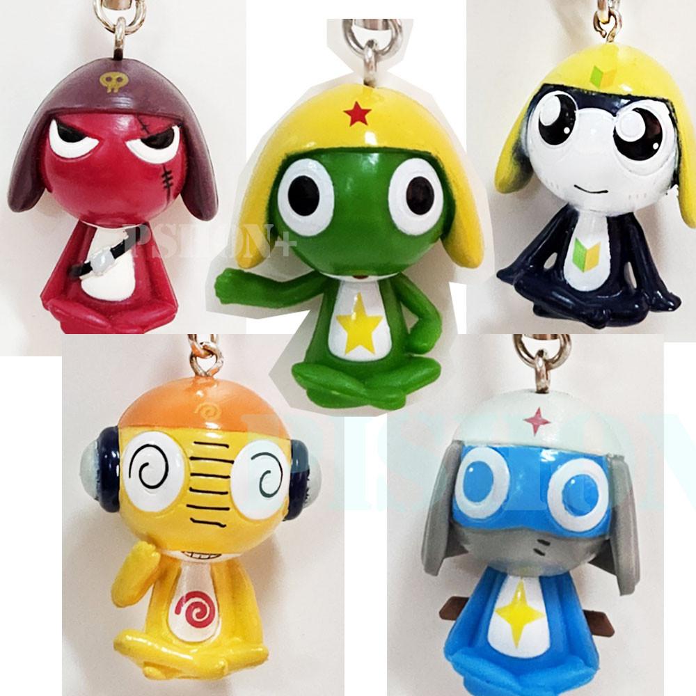 케로로 개구리중사 캐릭터 키홀더 피규어 열쇠고리 키링 가방고리 소품 핸폰고리장식 커플장식 쿠루루 기로로  도로로 타마마