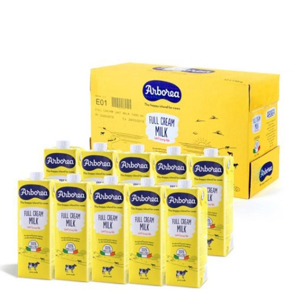 이탈리아 사르데냐섬 아르보리아 우유 1L 10개
