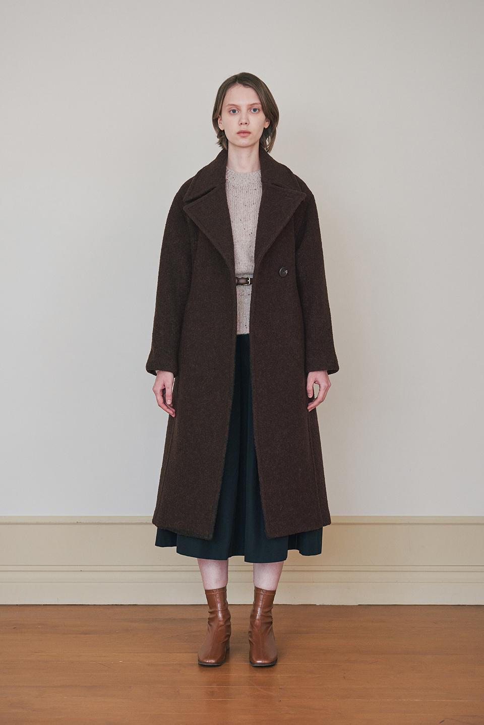 Emily Wool Coat - Brown