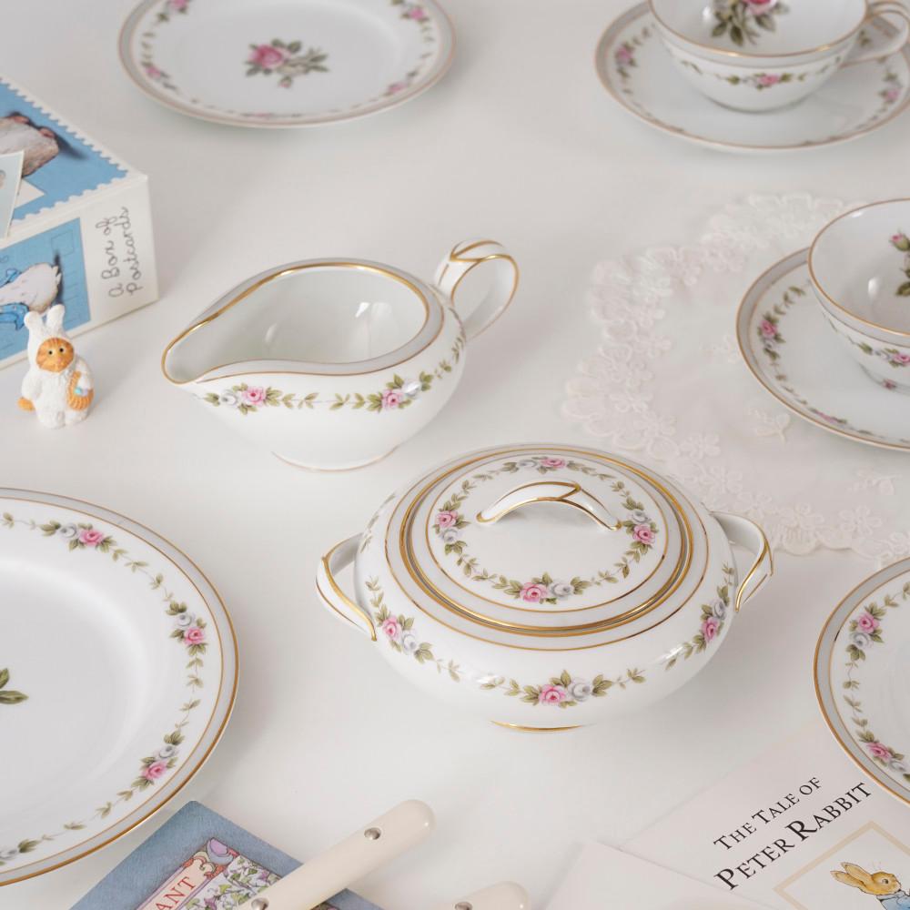 리얼 빈티지 노리다케 레버리 밀크저그, 슈가볼 / 빈티지그릇