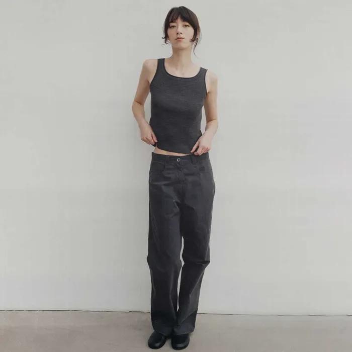 Eden washing pants (Charcoal)