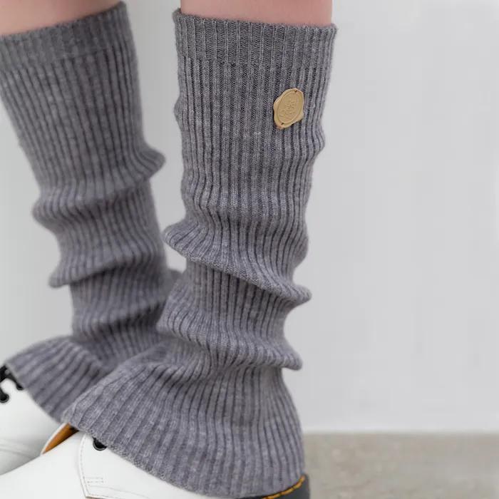 boots cut leg warmer (F002_charcoal)