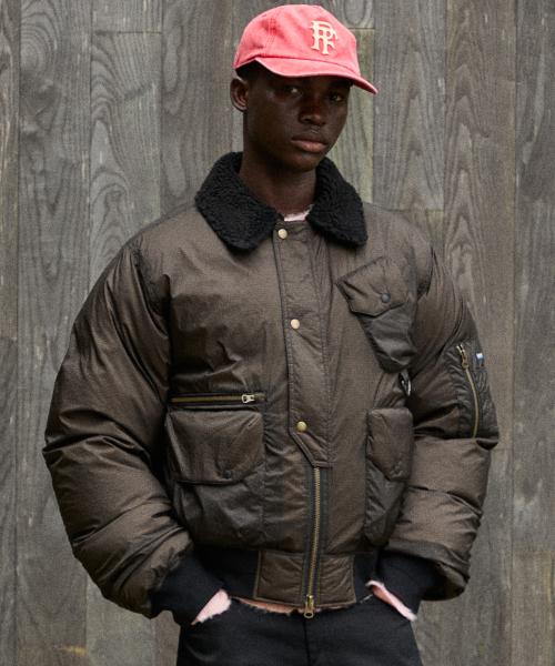 나일론 유틸리티 에비에이터 다크브라운_FR4WD91U