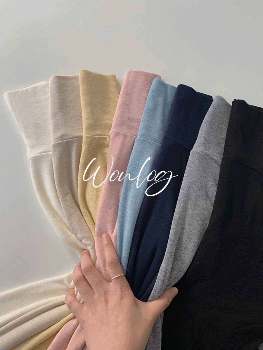 원로그 [9color/목폴라🔥] WONT 코지 폴라 티