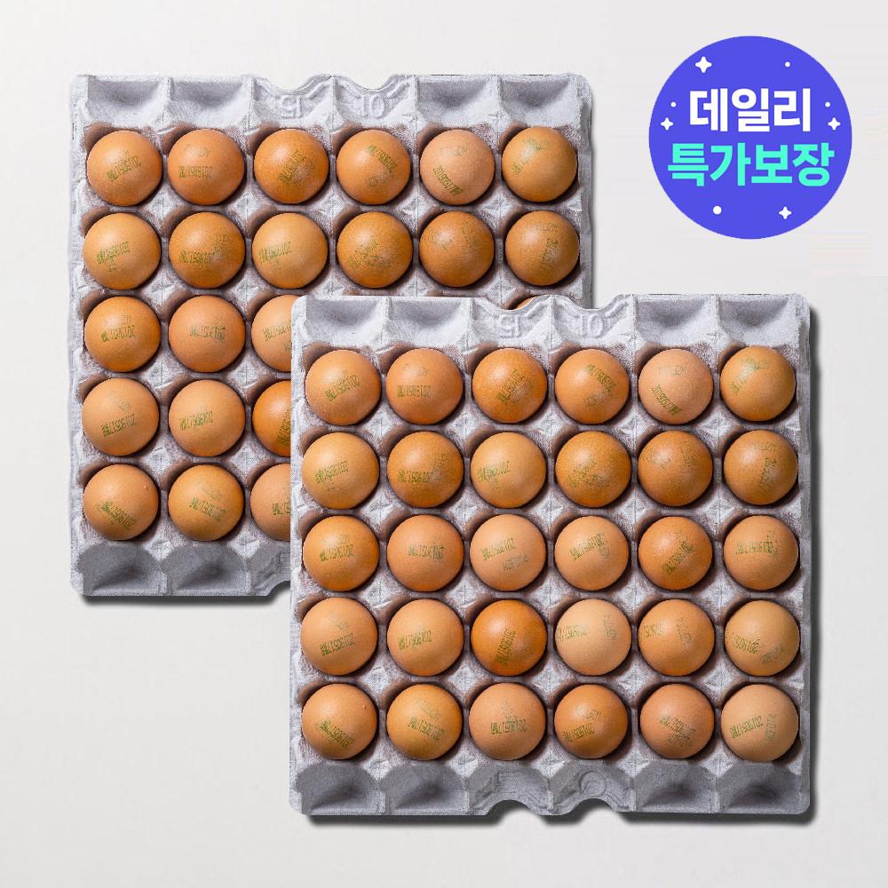쫄깃 촉촉 구운계란 구운란 대란 30구+30구 (총 2판)