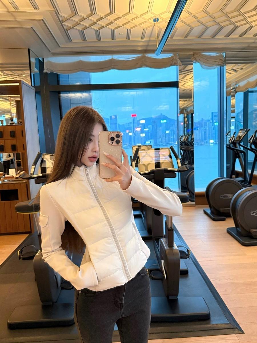 웜 프리스 챕터 라이트 슬림 패딩 자켓