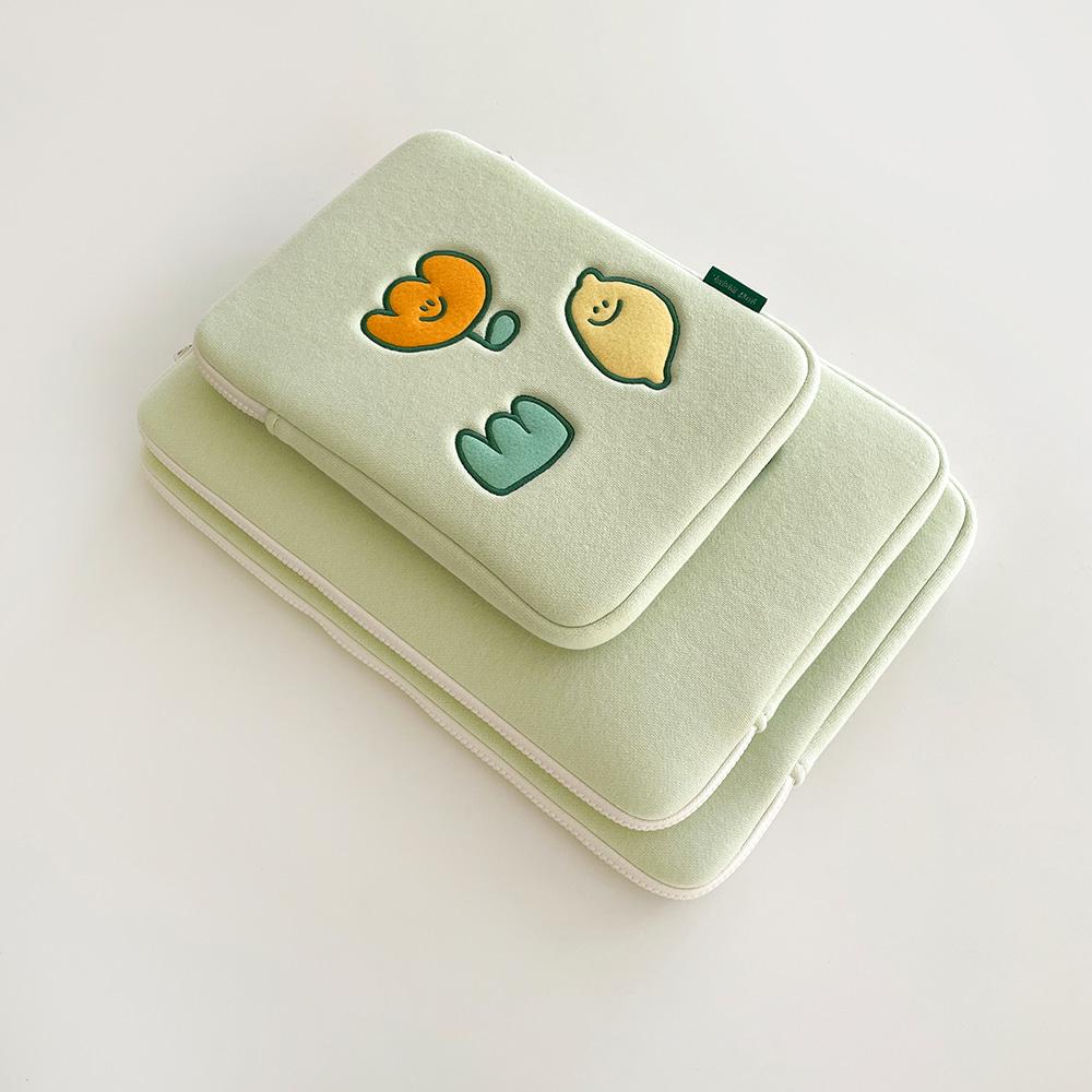 그리너리 아이패드/ 노트북 파우치