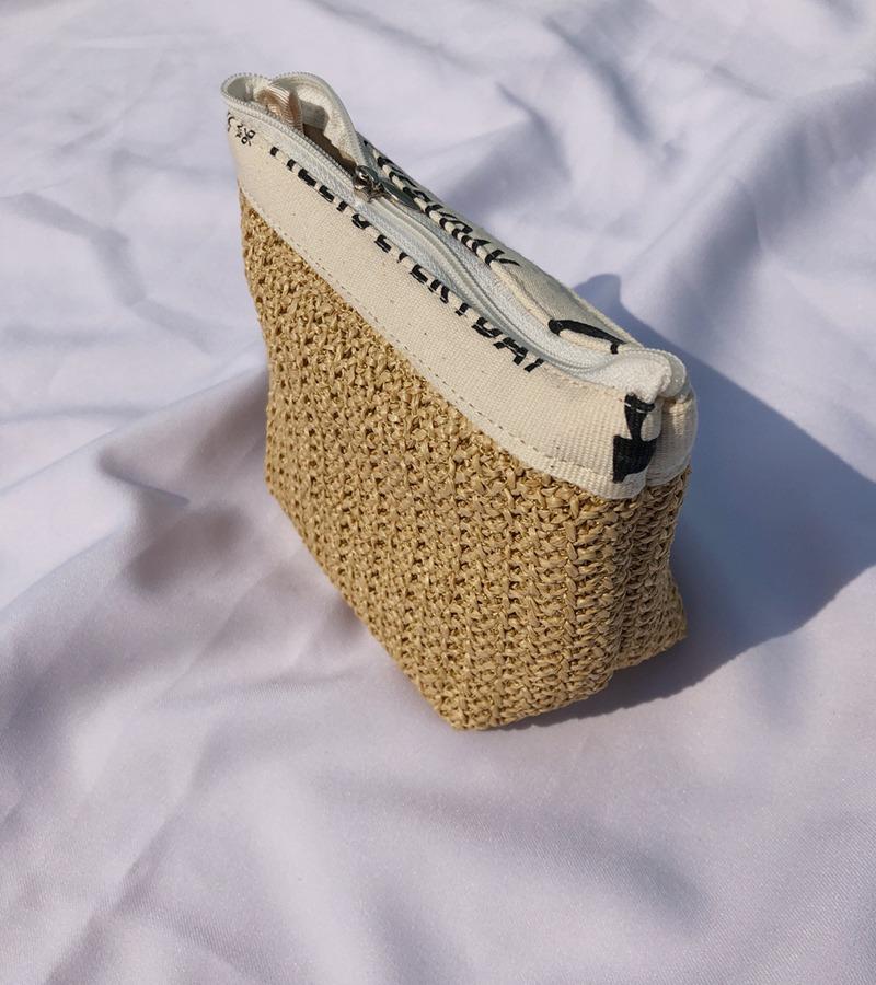 프레임 파우치 M /와플콘