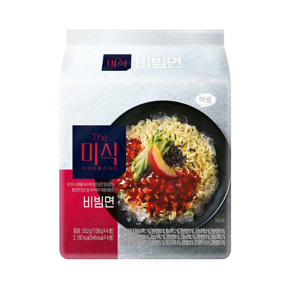 더미식 비빔면 138g 4개 (552g)*4개