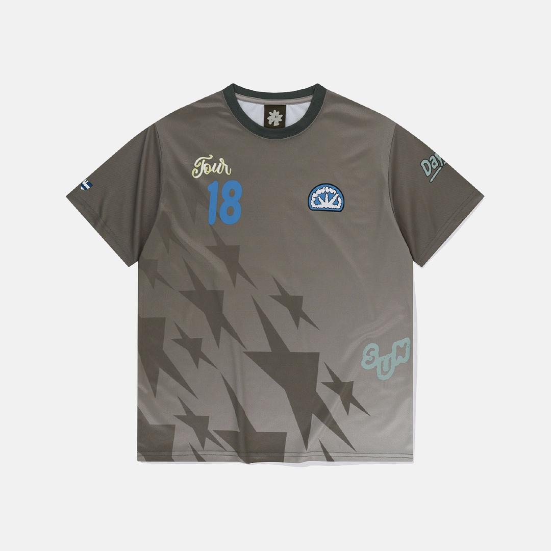 Stars Jersey Tee Brown