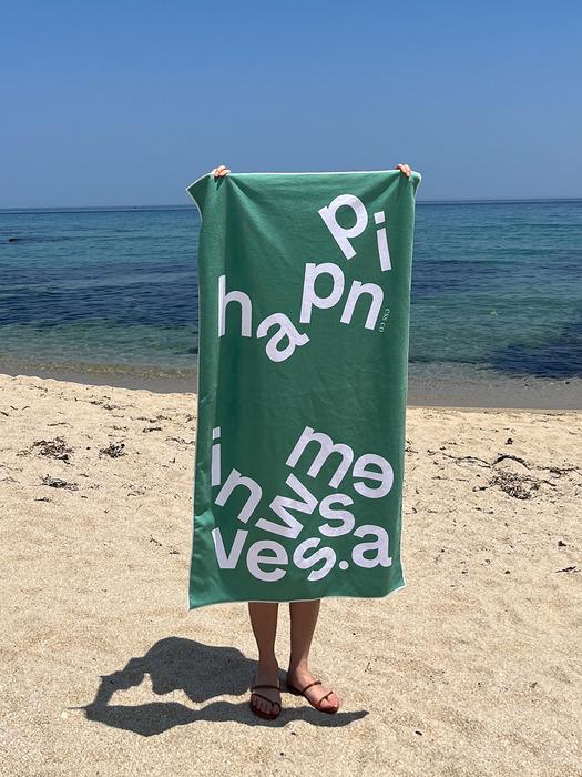 wave of happiness 비치타올