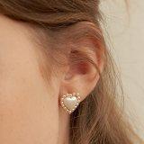 TATIANA Silver925 Ameli Heart Earring EC1689