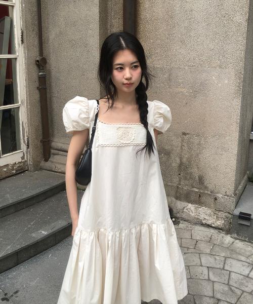 로맨스 크로쉐 드레스