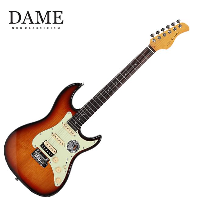 기타 사면 앰프가 백원!! DAME 데임 일렉기타 ST5 3-Tone Sunburst / 3TS (Rosewood)
