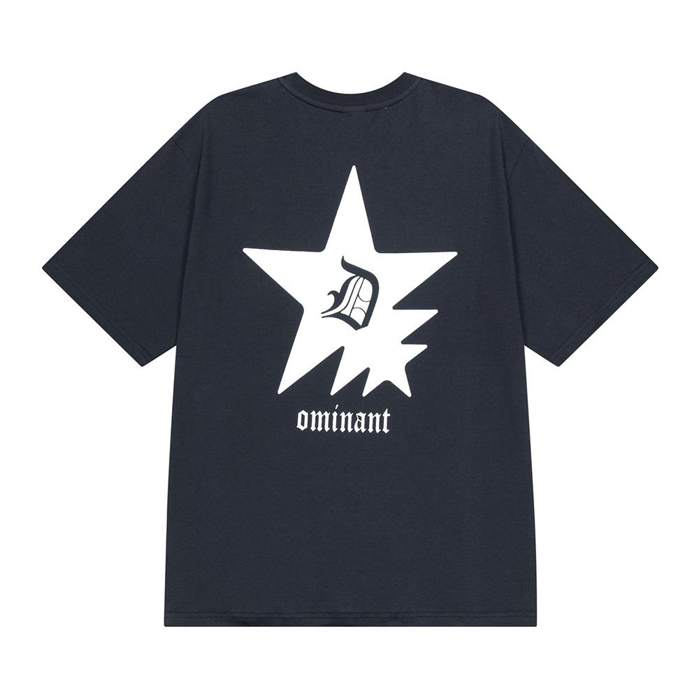 STAR LOGO T-SHIRTS NAVY